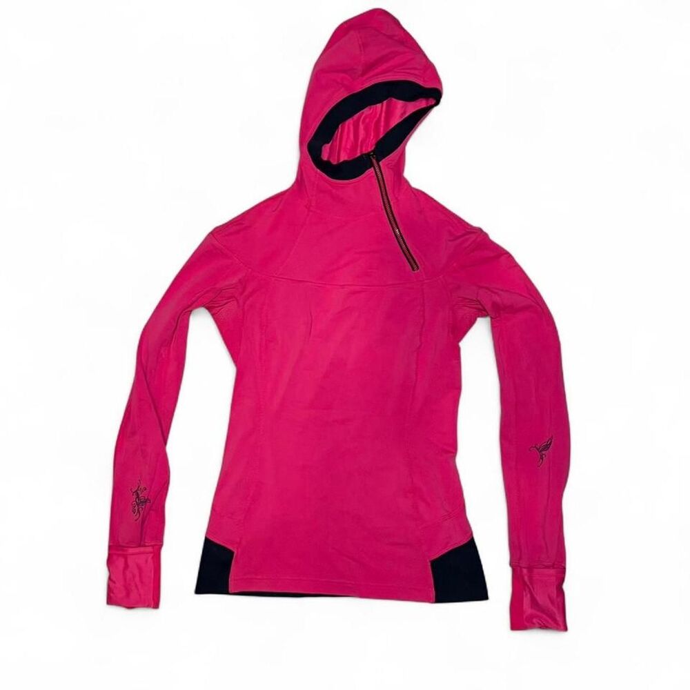 RARE Lululemon Spirit Free Bird Fruity Tootie Athletic Zip Up Pink - Size 4